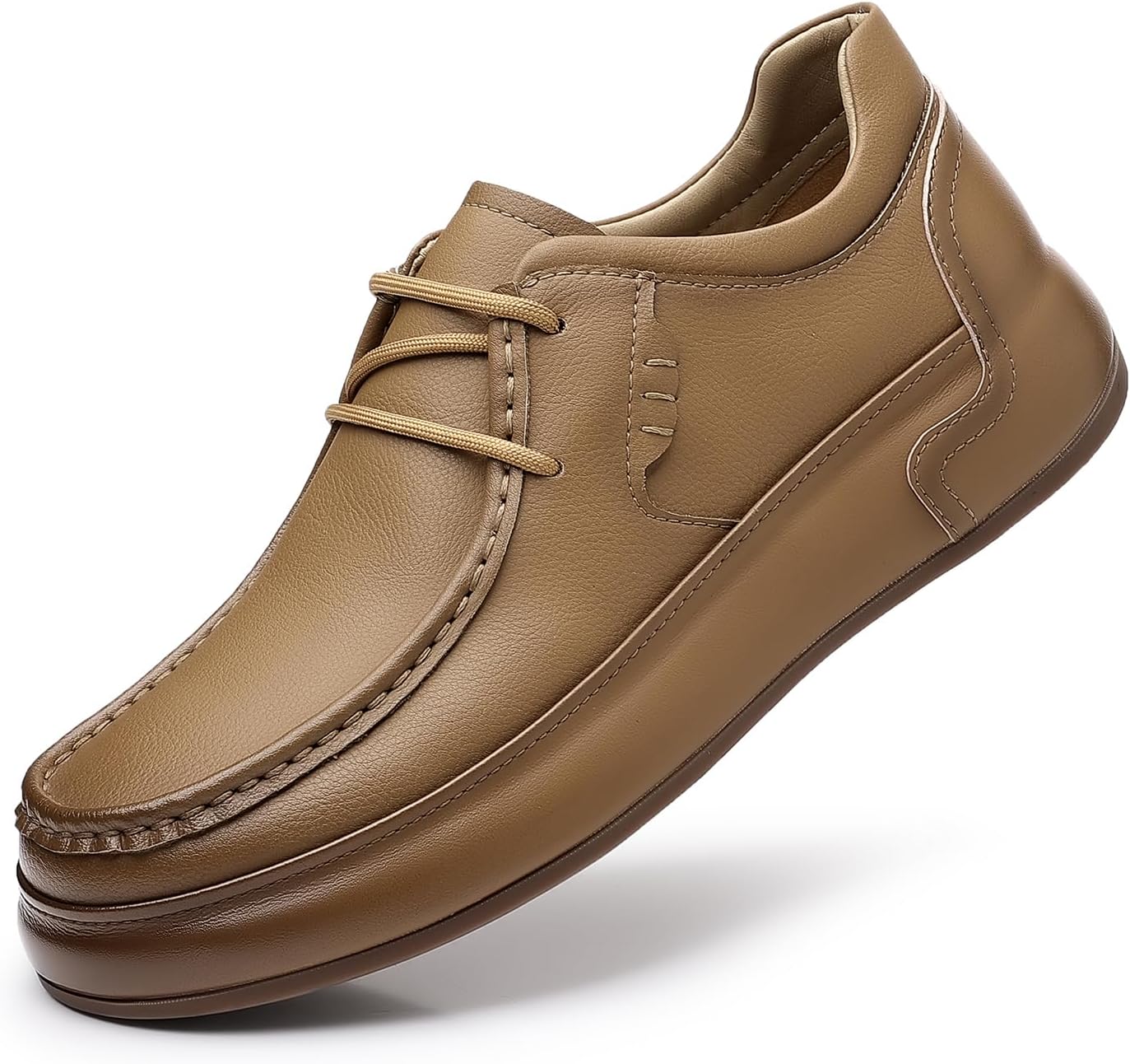 

Мужские повседневные кожаные туфли на платформе для улицы Tgrnfhkpyy, желтый