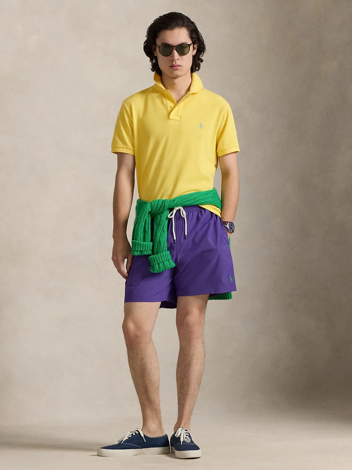 Рубашка стандартного кроя Polo Ralph Lauren, Light Yellow — фото 4
