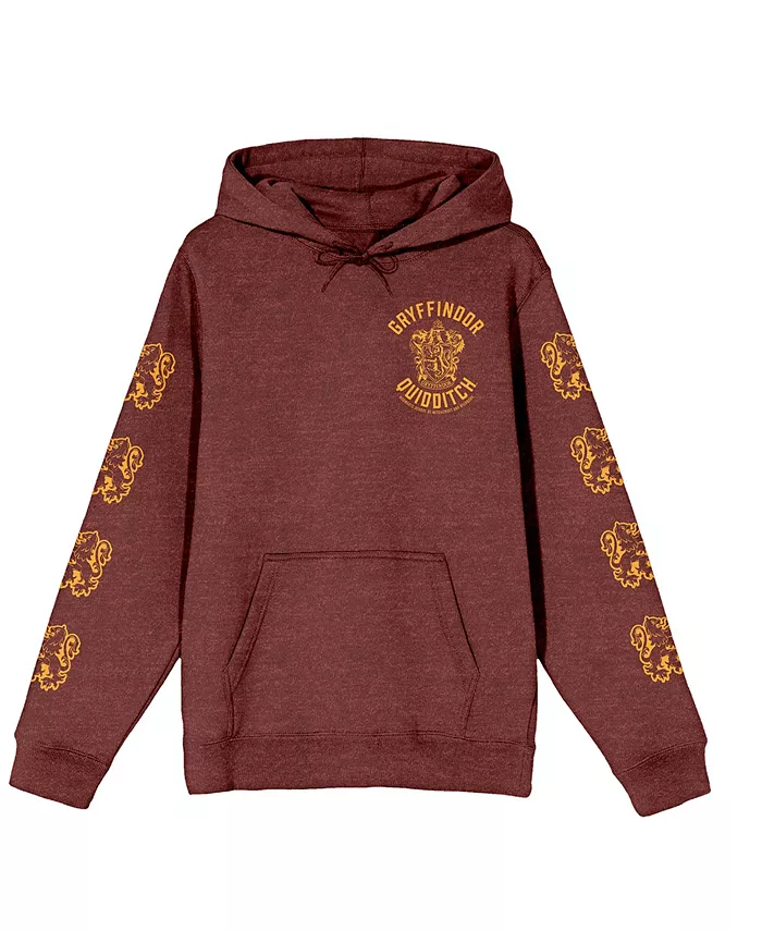 

Мужская толстовка с капюшоном Gryffindor Quidditch — размер X-Large Harry Potter, красный