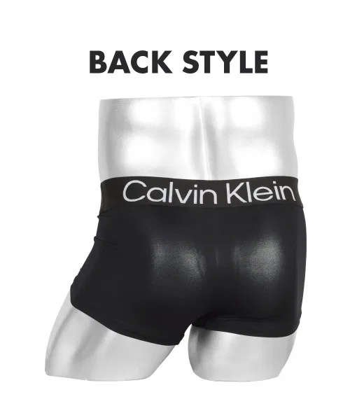Мужские боксерские шорты с низкой посадкой Calvin Klein с крупным логотипом — фото 4