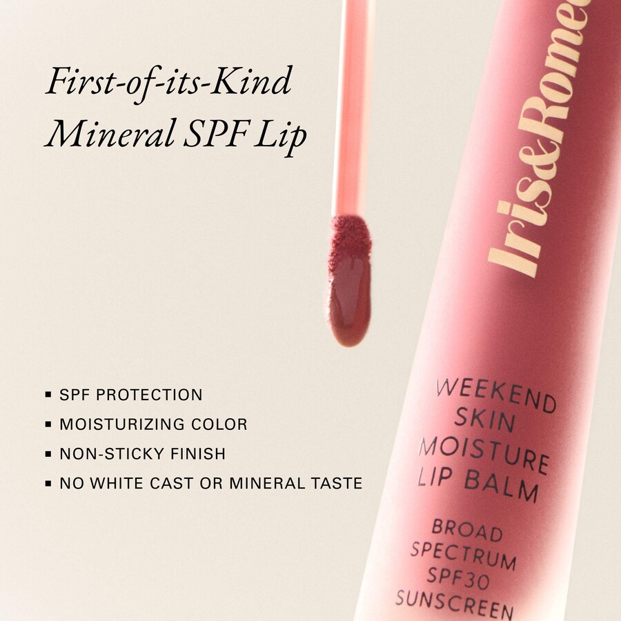 Увлажняющий бальзам для губ Weekend Skin SPF 30 Iris&Romeo, 0.22 oz/6.5 g, Camellia — фото 3