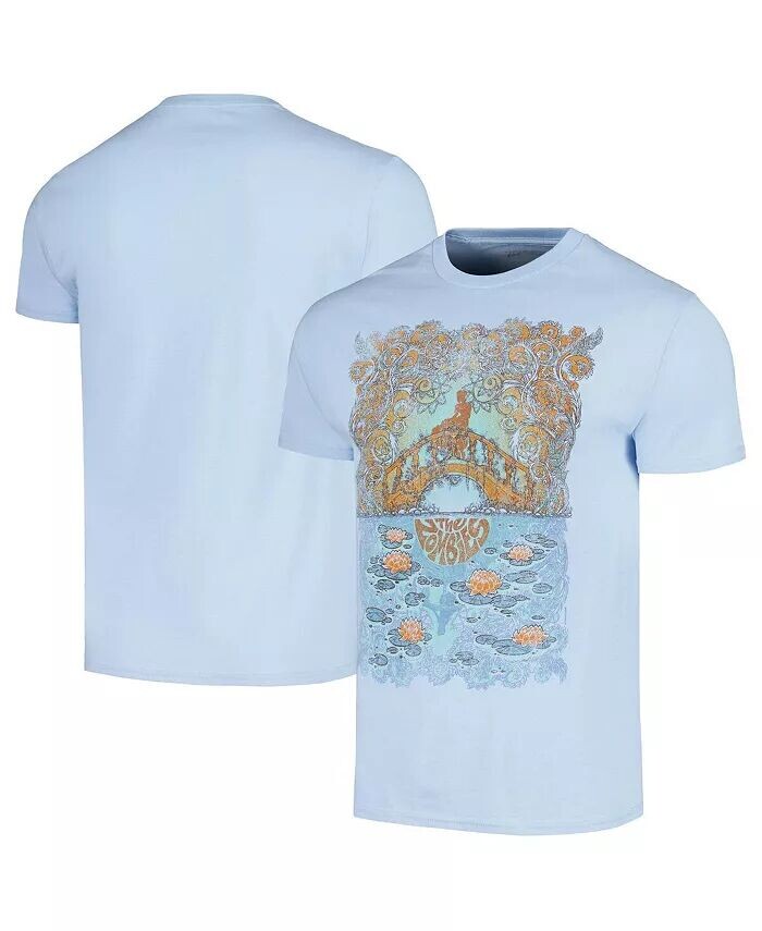 

Мужская голубая футболка с рваным рисунком The Zombies Bridge Manhead Merch