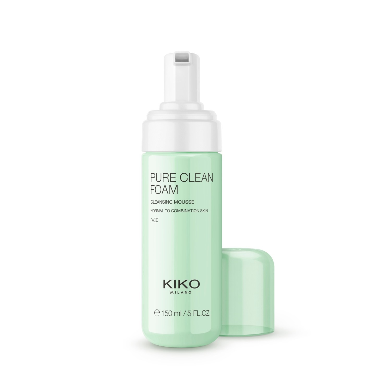 Гель для умывания Kiko Milano — Очищающая пенка для лица pure clean cleansing mousse , объем, 150 мл — фото 2