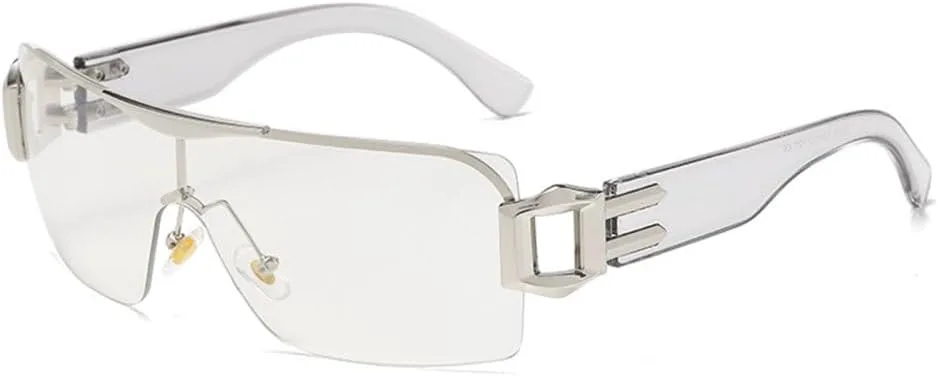 

Винтажные квадратные солнцезащитные очки MUTYNE в стиле «цельный комбинезон» для женщин и мужчин, модные и роскошные солнцезащитные очки в стиле стимпанк, Silver