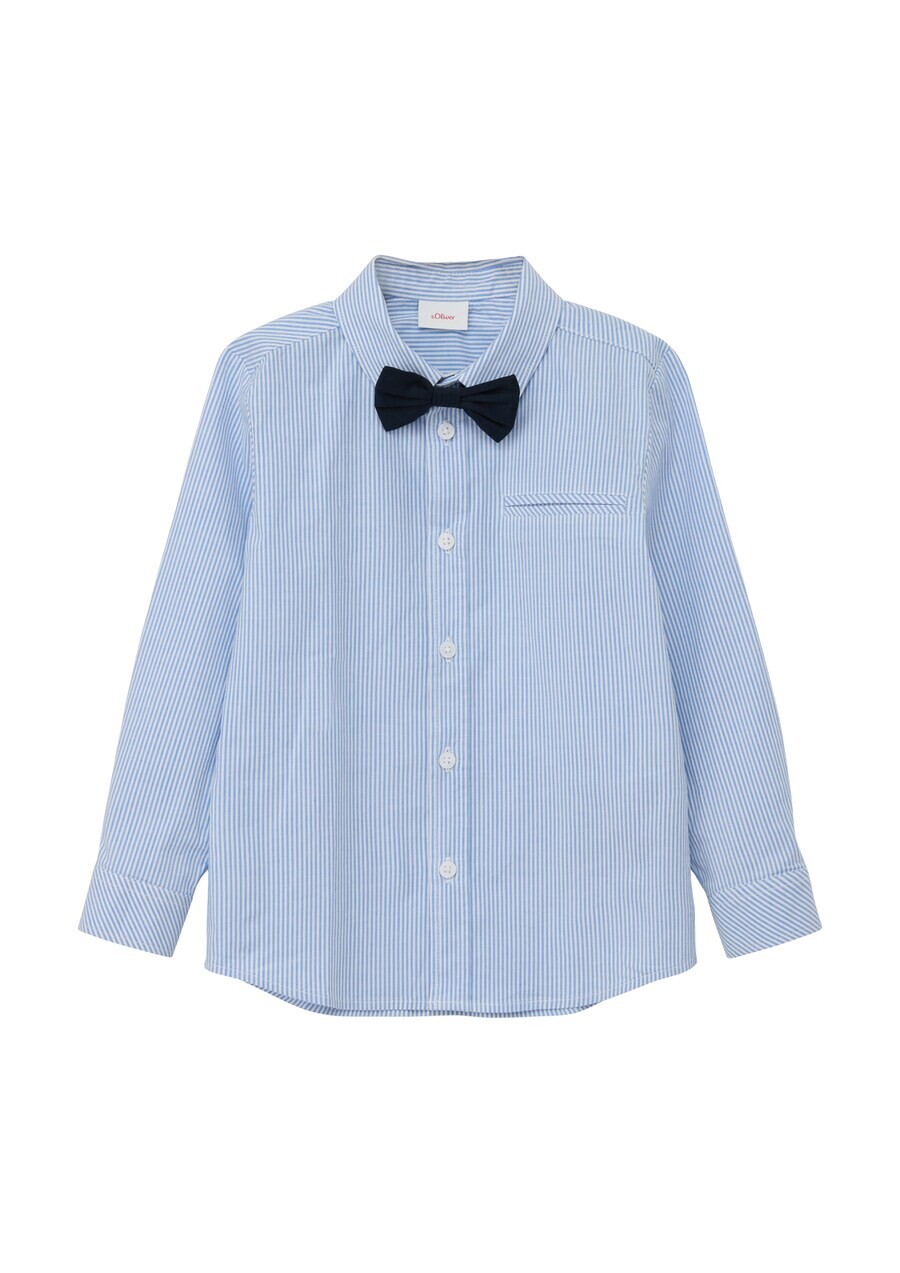 

Топ s.Oliver Slim fit Button Up, цвет marine blue/Blue denim