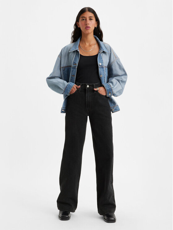 

Джинсы широкие Levi's, черный