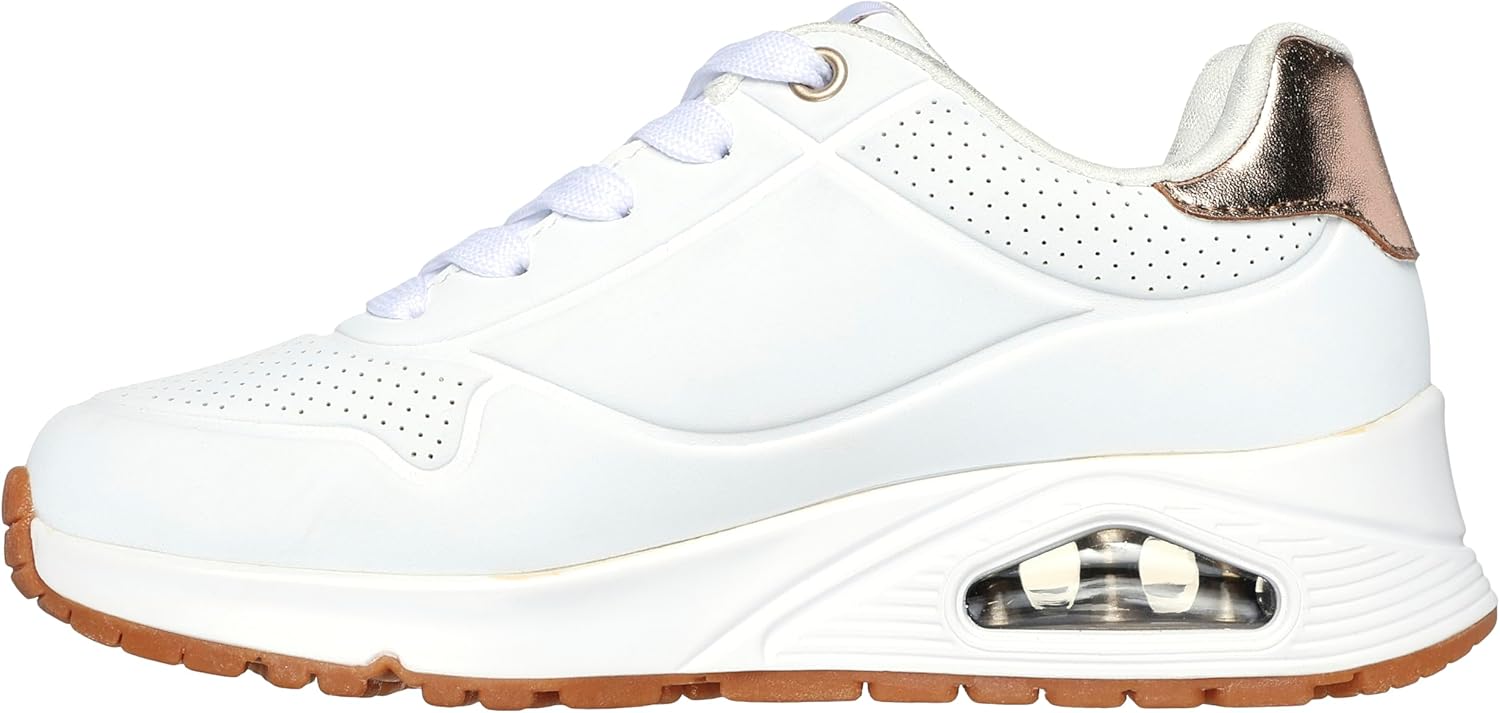 Детские кроссовки Skechers Kids' Uno Gen1 Shimmer Away, белый — фото 4