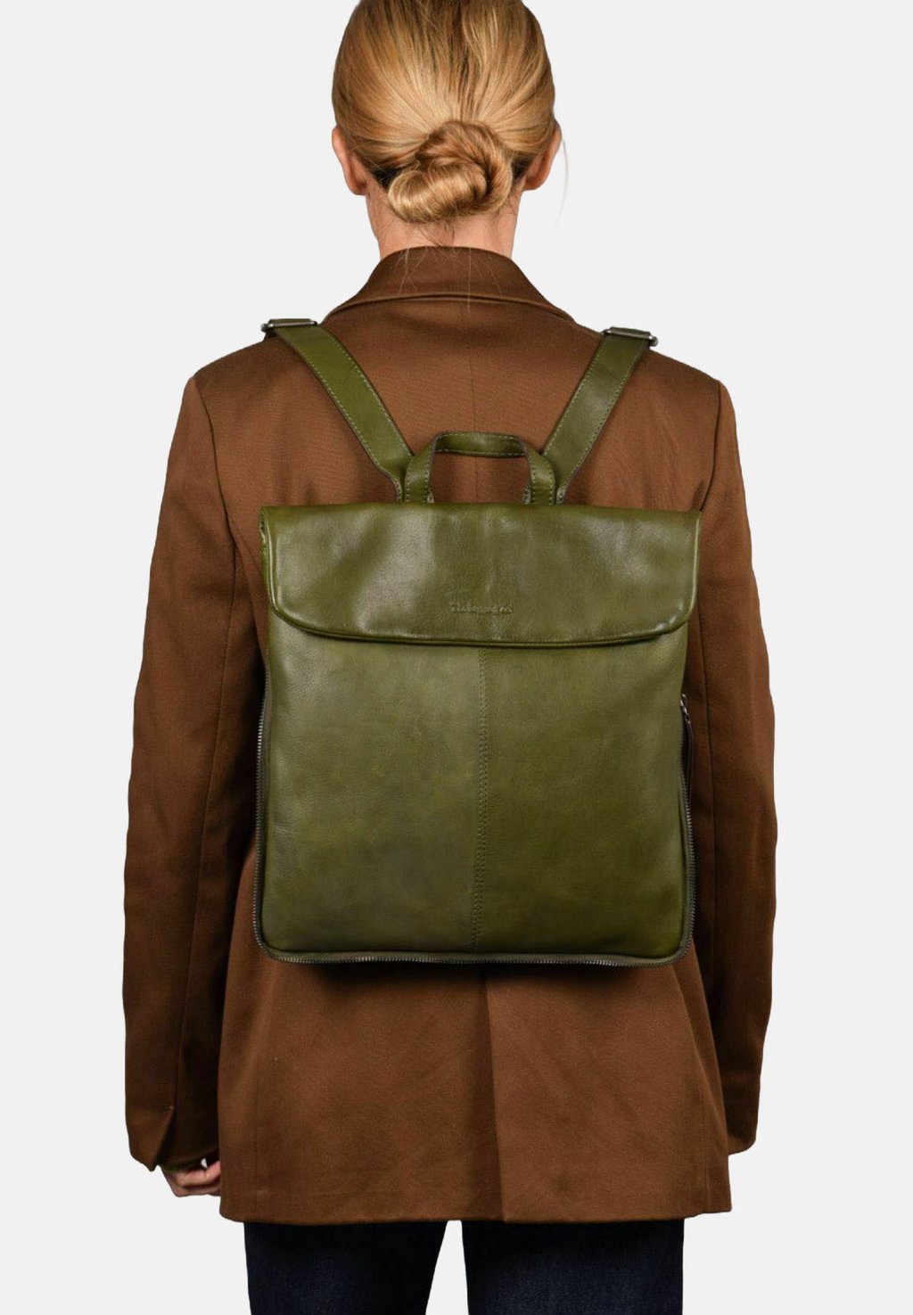 

Рюкзак CLOSE The Bagging Co, темно-зеленый