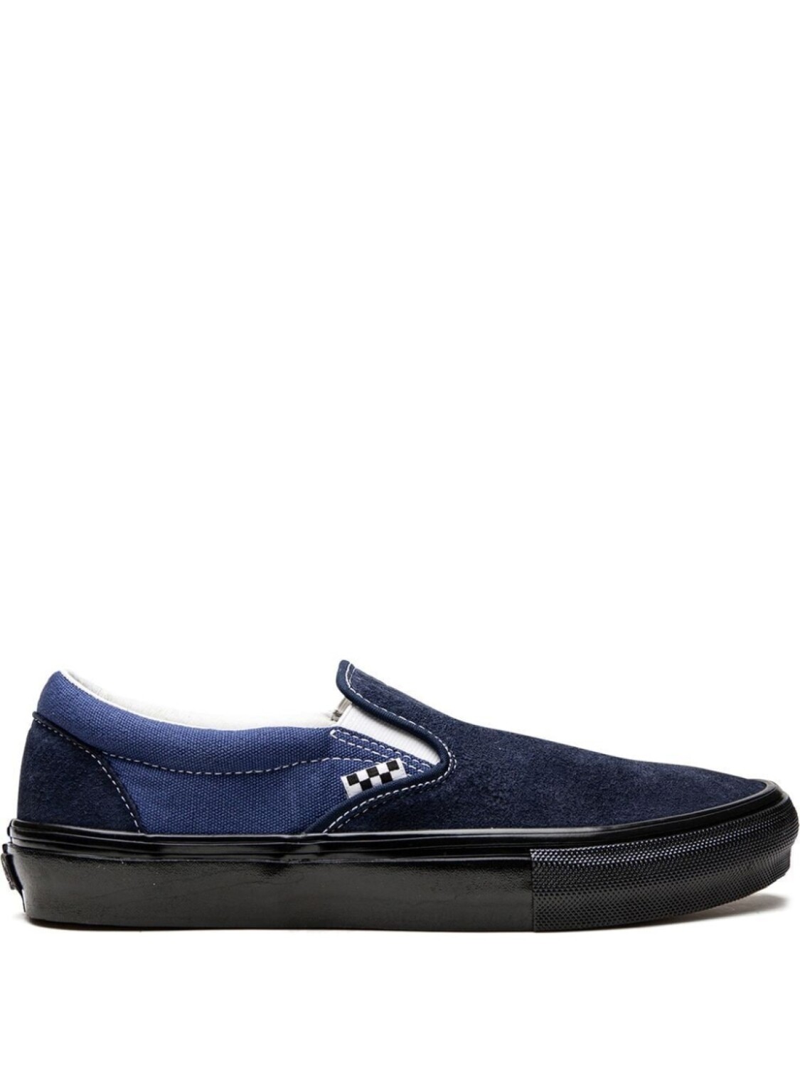 

Vans слипоны с эластичной вставкой, синий