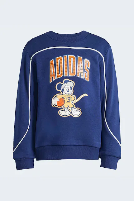 Спортивный костюм детский с принтом Disney Adidas, синий — фото 3