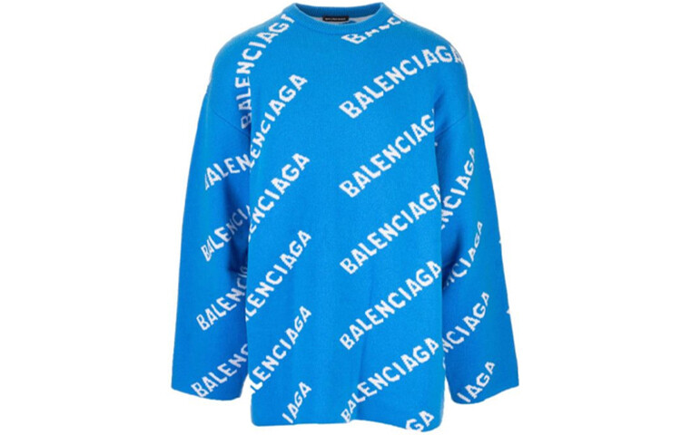

Свитер мужской синий Balenciaga, синий