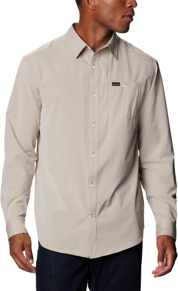 

Мужская рубашка Columbia Viewmont Stretch с длинным рукавом, Delta Stripe
