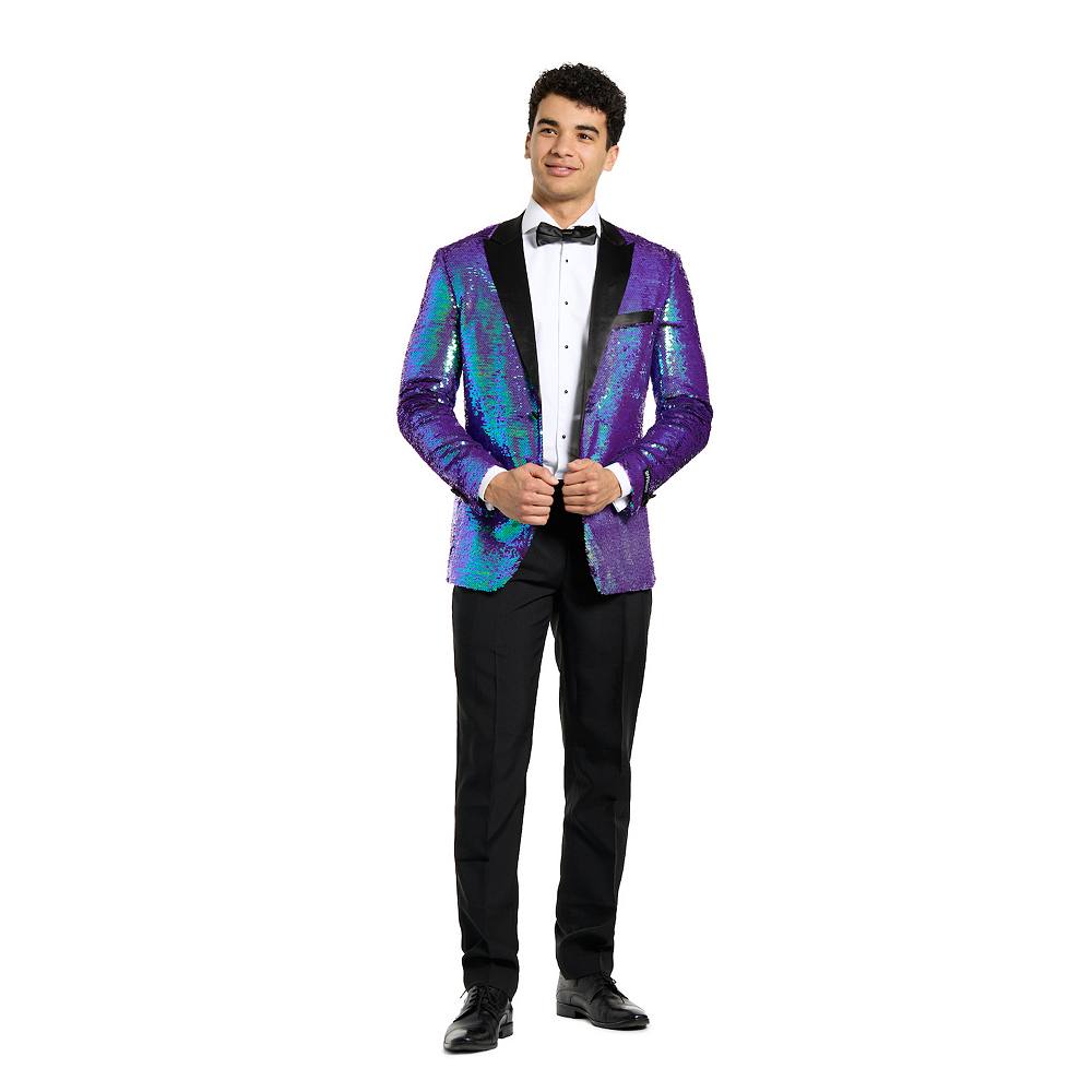 

Мужские костюмы Oppoсмокинг с пайетками OppoSuits, цвет Sapphire Sequins