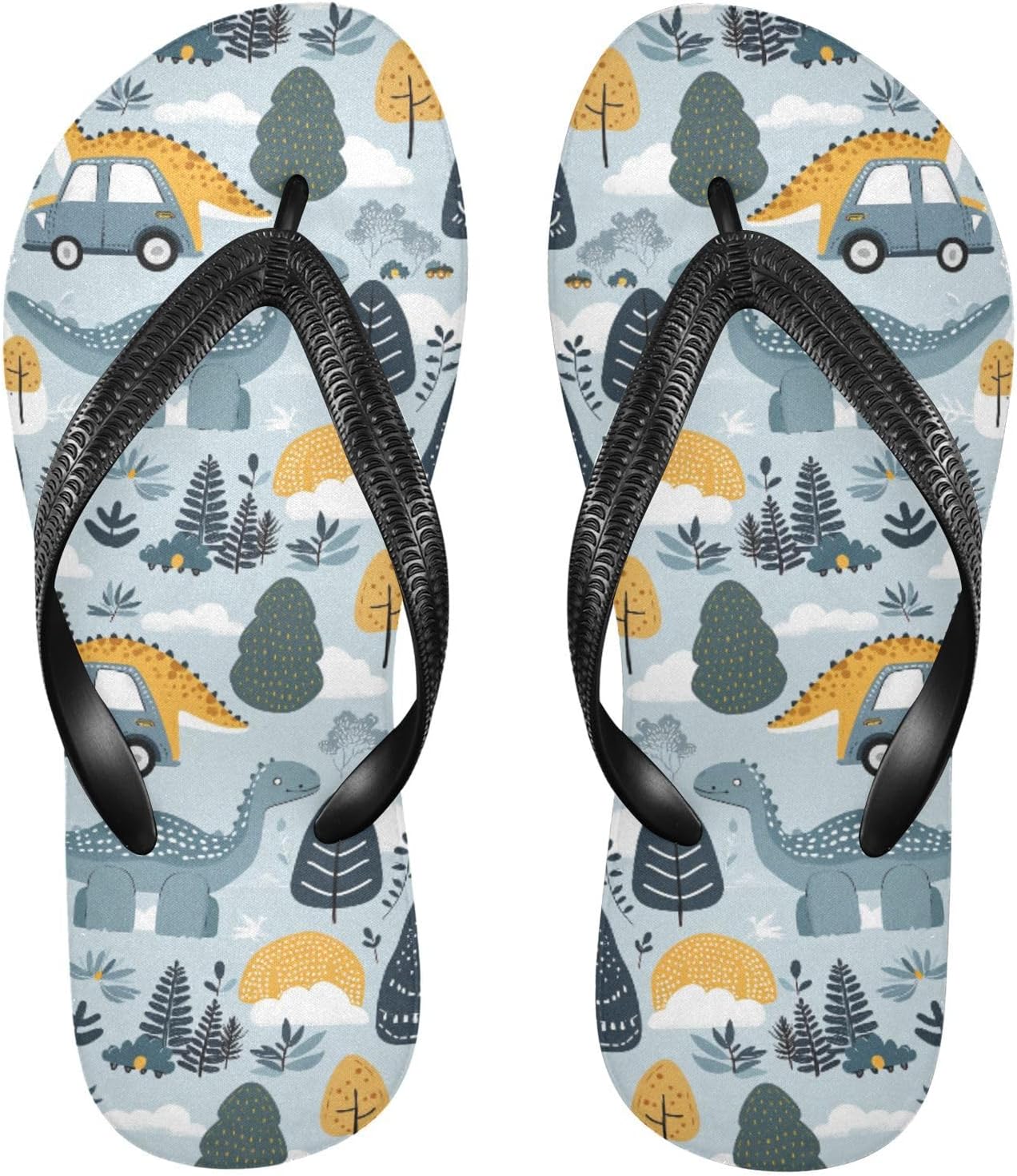 

Шлепанцы MNSRUU для женщин и мужчин, Dinosaur I 1562