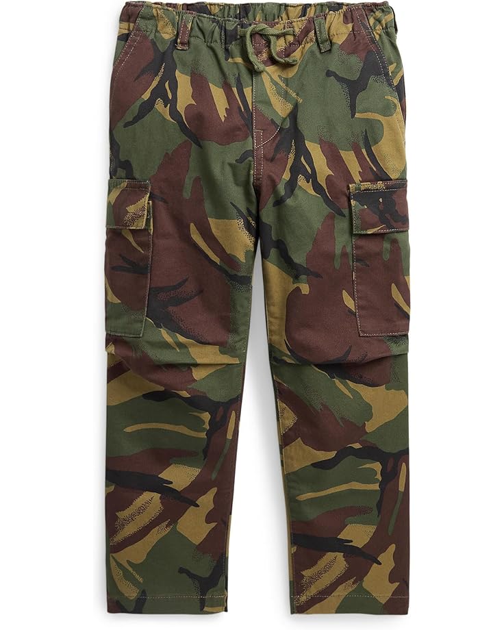 

Брюки Polo Ralph Lauren Kids Slim Fit Camo Stretch Twill Cargo Pants, цвет British Elmwood Camo