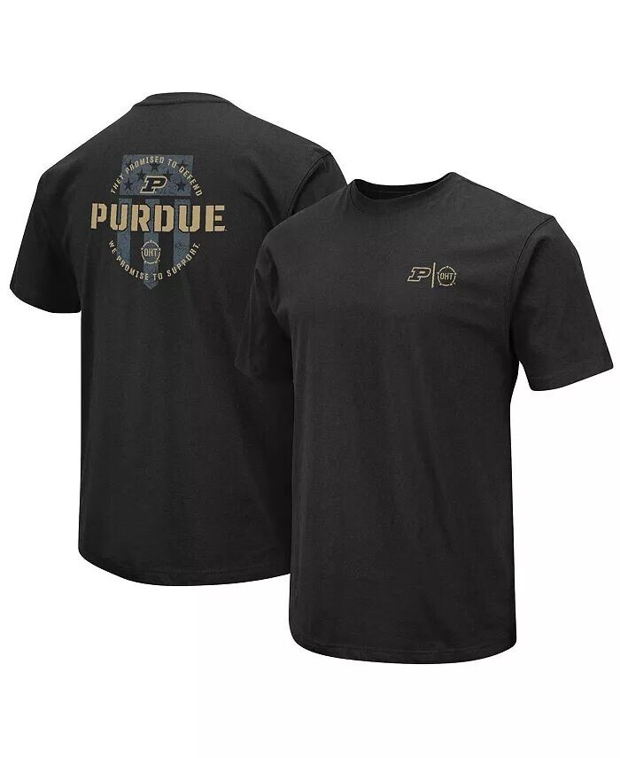 

Мужская футболка Colosseum Purdue Boilermakers, черный
