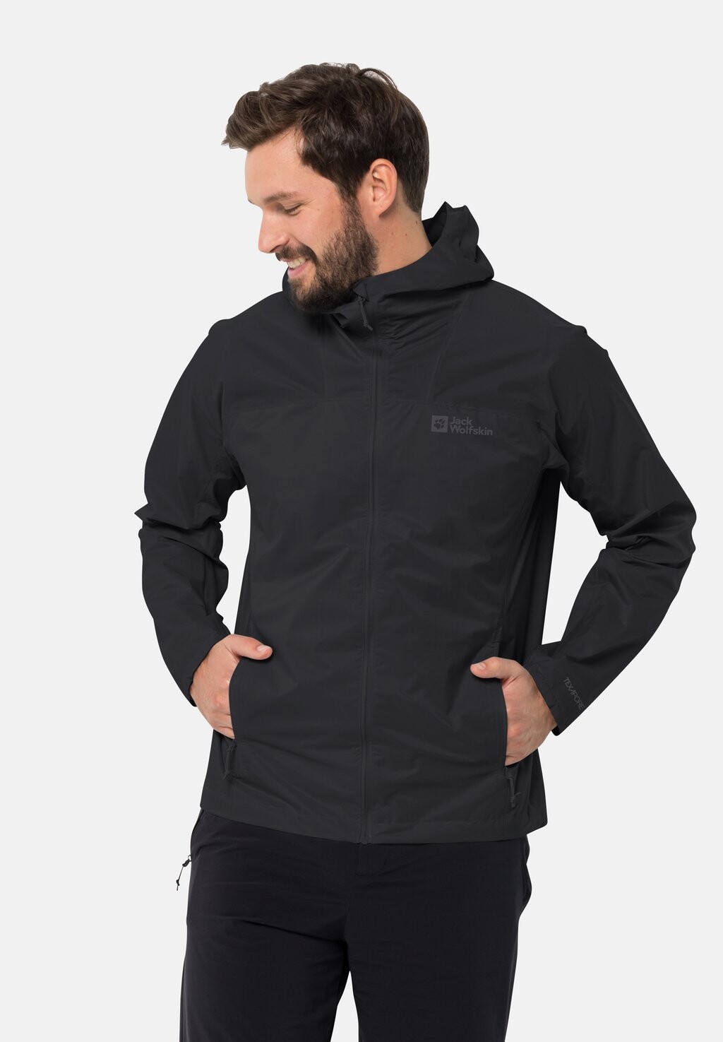 

Дождевик/водоотталкивающая куртка PRELIGHT 2 5 Jack Wolfskin, цвет black