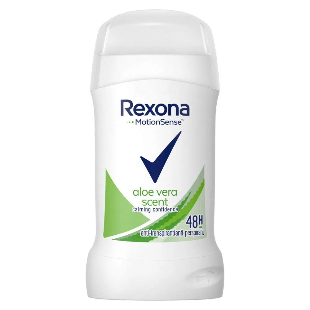 Женский дезодорант-антиперспирант-стик «Aloe Vera» от Rexona, 40 мл, 6 шт. Rexona