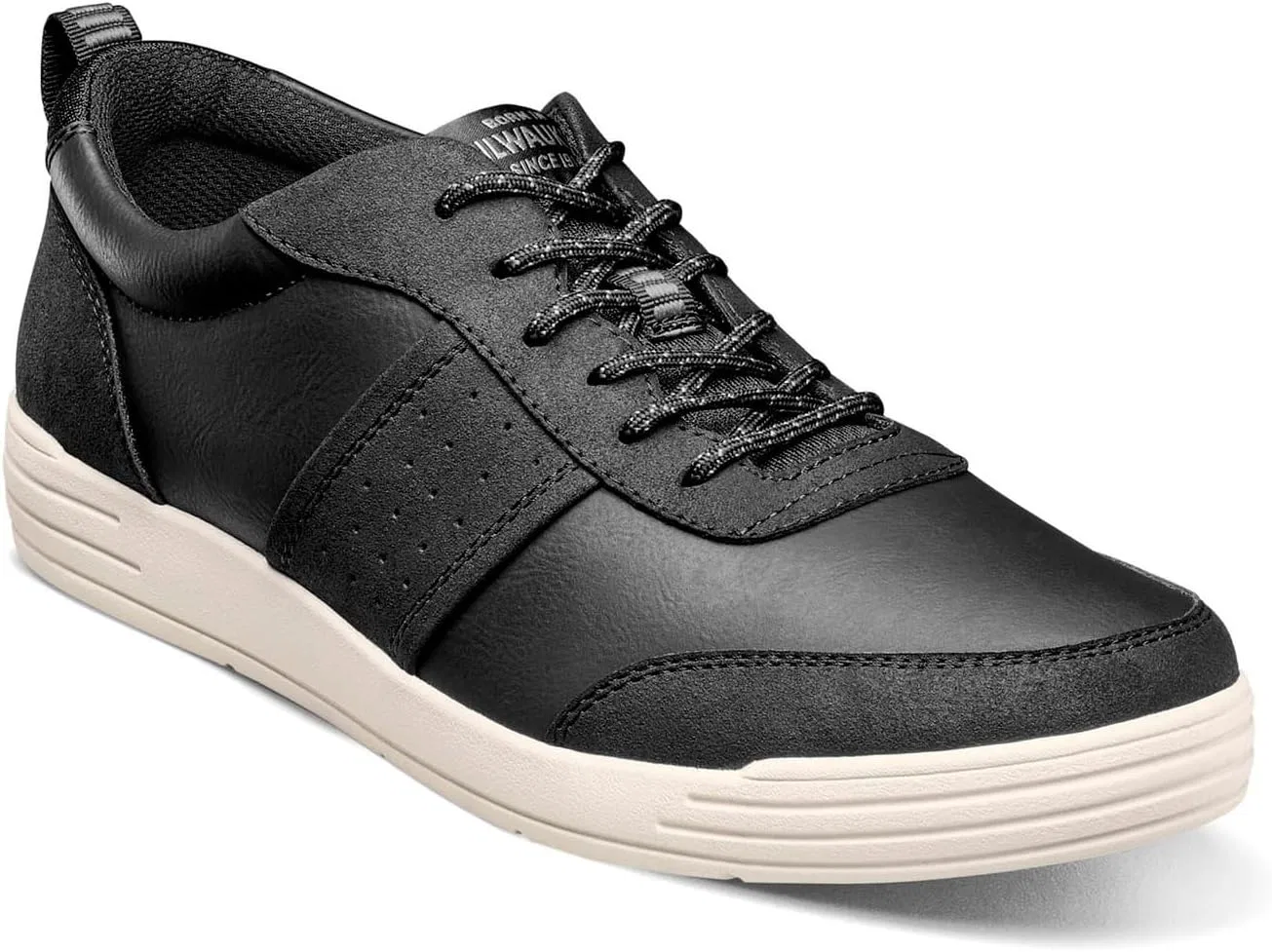Мужские спортивные кроссовки Nunn Bush Kore City Walk Court U-bal Athletic Casual Trainers на шнуровке Oxford, Black