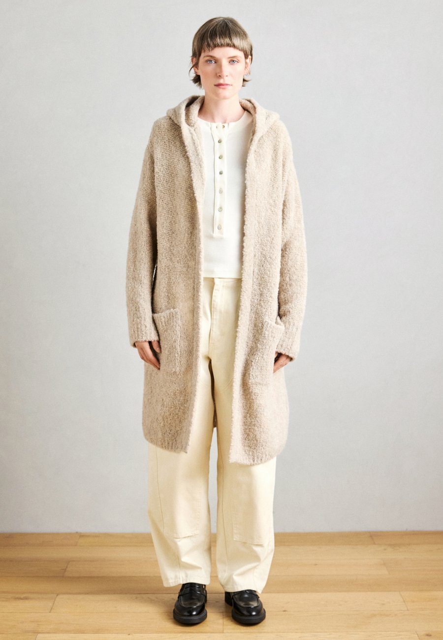 

Кардиган Marc O'Polo WRAP LONGSLEEVE HOOD, Chalky Mauve Melange/Beige