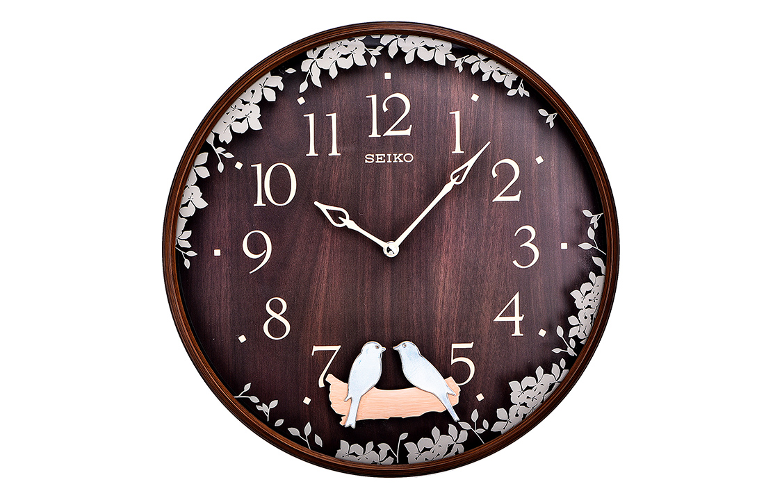 

SEIKO Часы Quartz Movement Polyester Plastic Shell Wall Clock Unisex White QXC237B