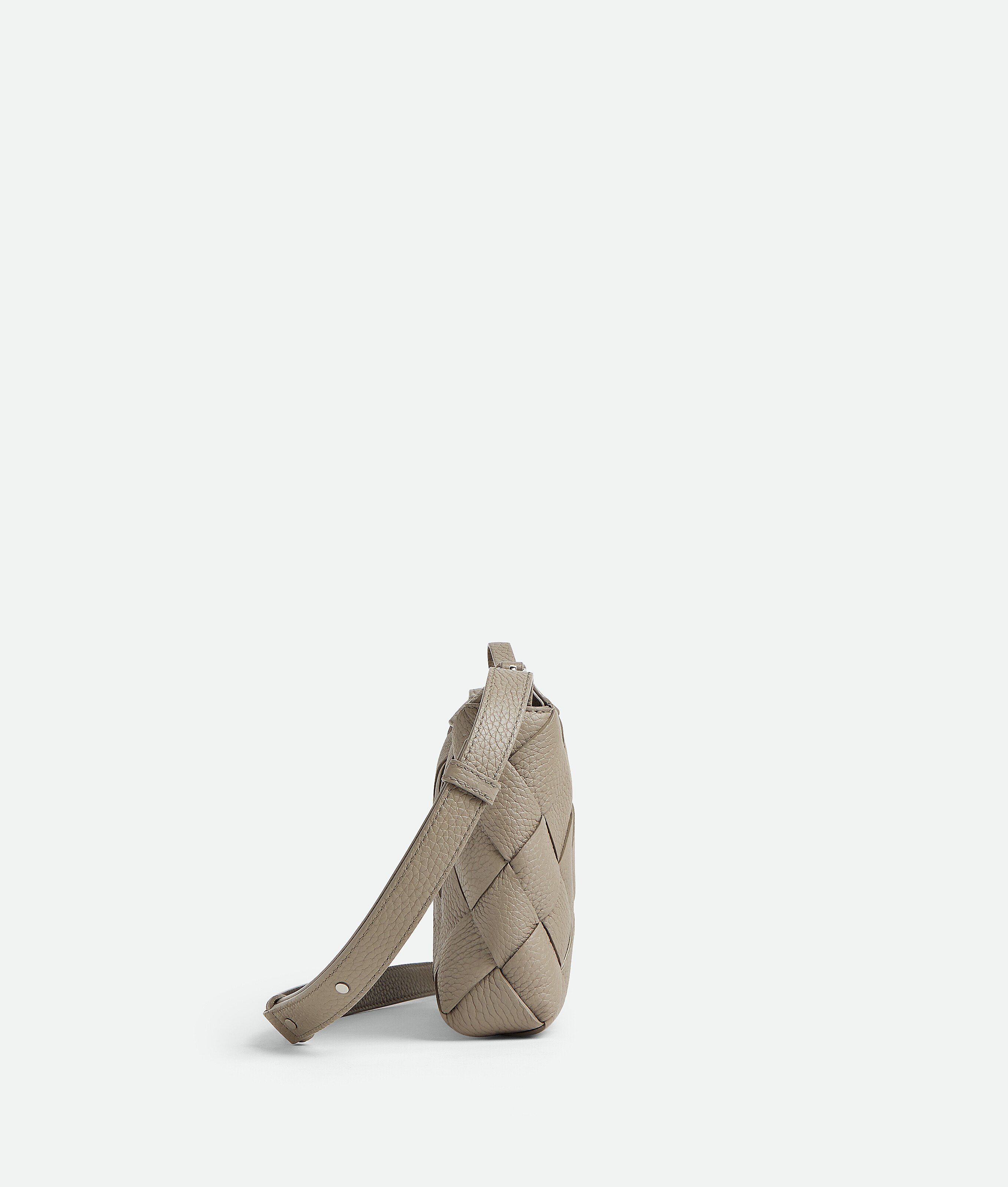 Diago zipped messenger BOTTEGA VENETA, известняк — фото 4