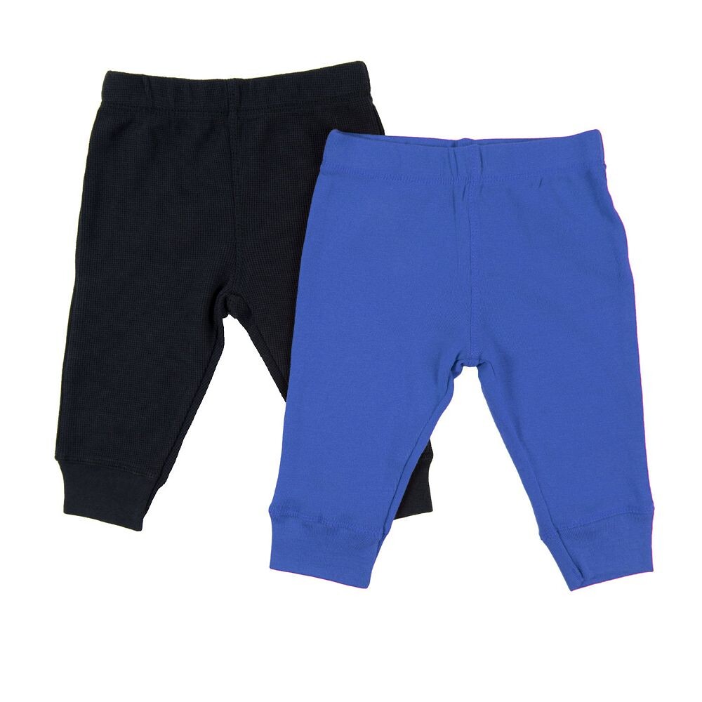 Темно-синие брюки для ползания Leveret Baby и цветные леггинсы, цвет Royal Blue