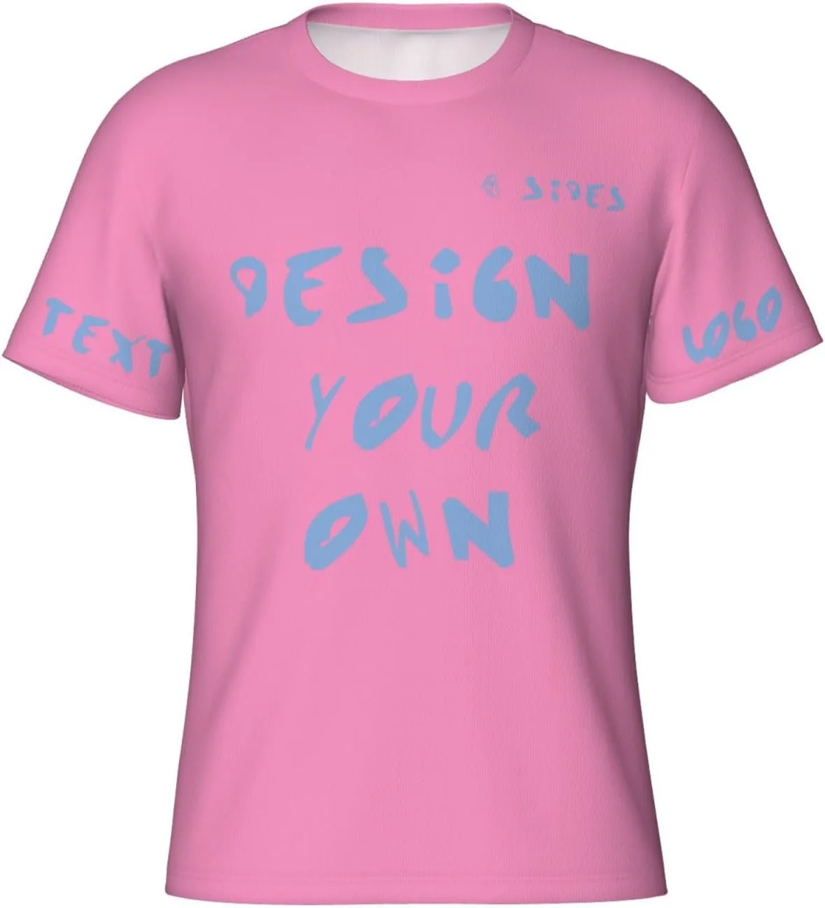 

Футболка Custom с принтом на 4 сторонах