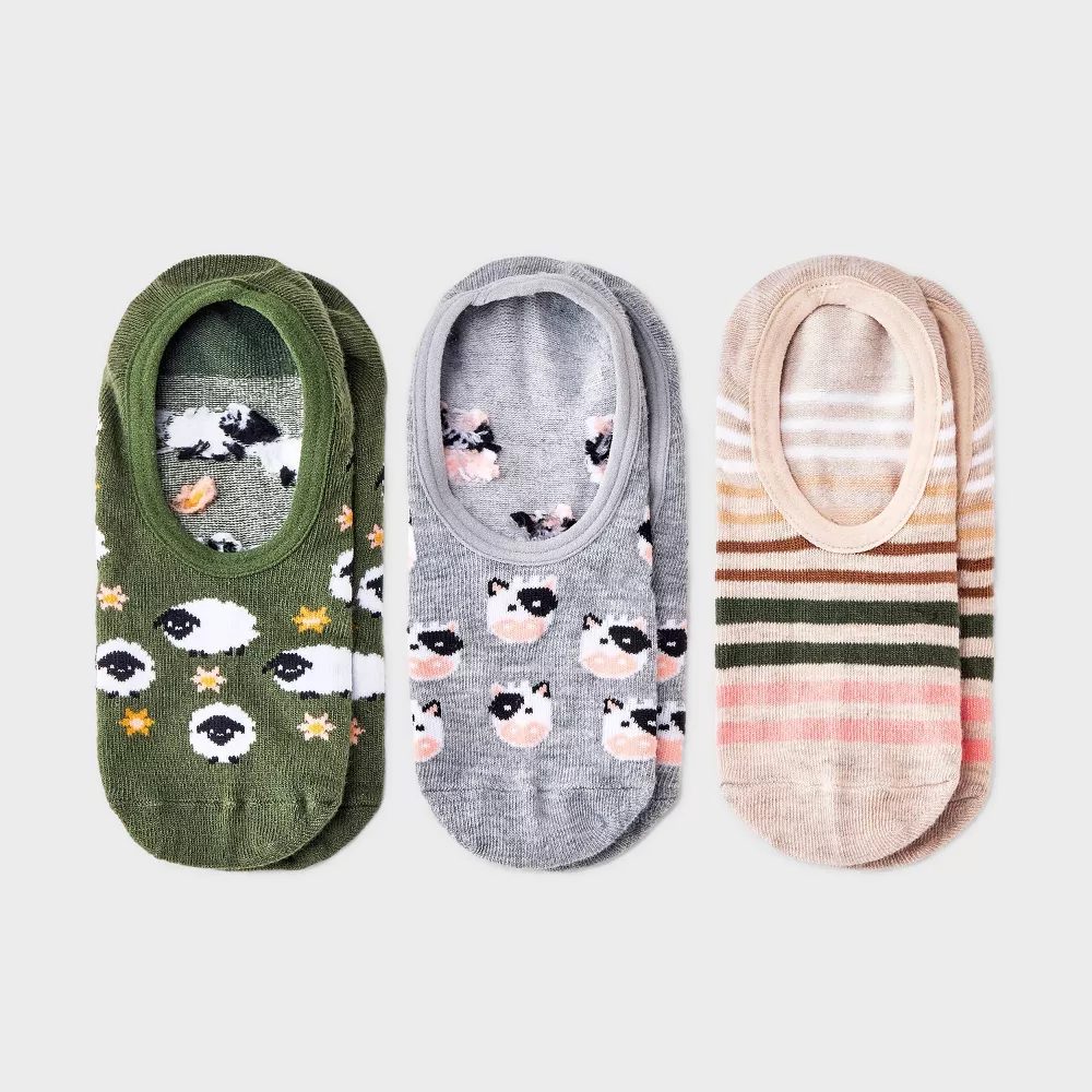 

Женские носки Farm Animals 3pk Liner