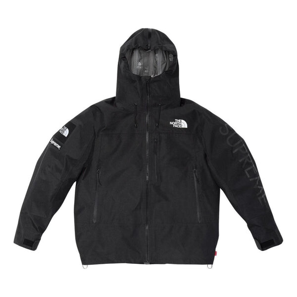 

Куртка x the north face split taped seam shell jacket 'black white' Supreme, черный