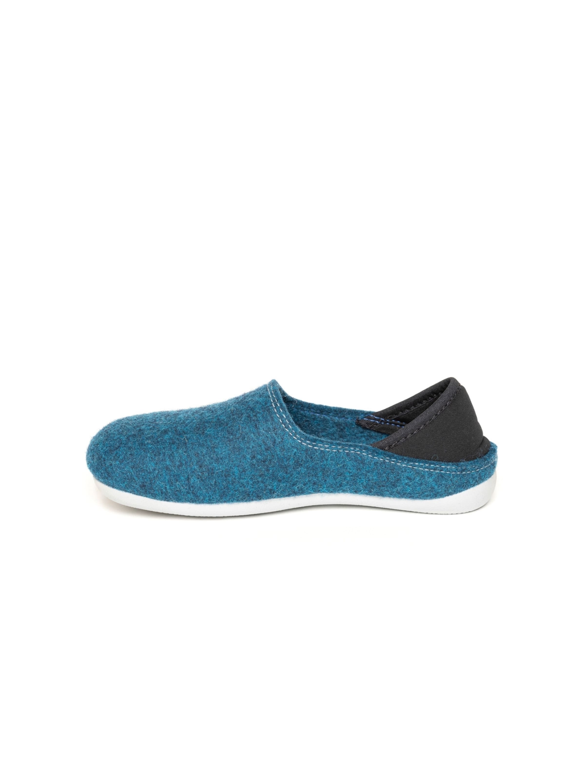 Gottstein Тапочки 'Filzpantoffel Wool Slip-On Kids' в цвете Petrol — фото 4