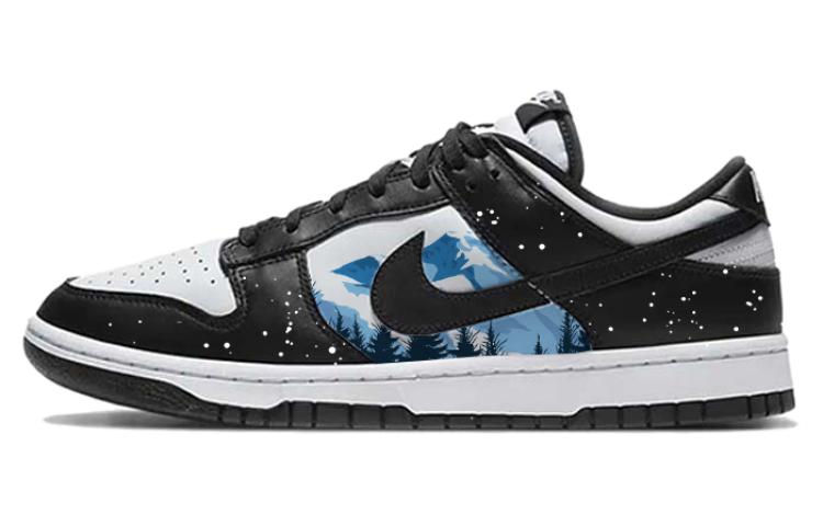 

Кроссовки Nike Dunk Skateboard Shoes Women's Low-Top Black White, Черный, Кроссовки Nike Dunk Skateboard Shoes Women's Low-Top Black White