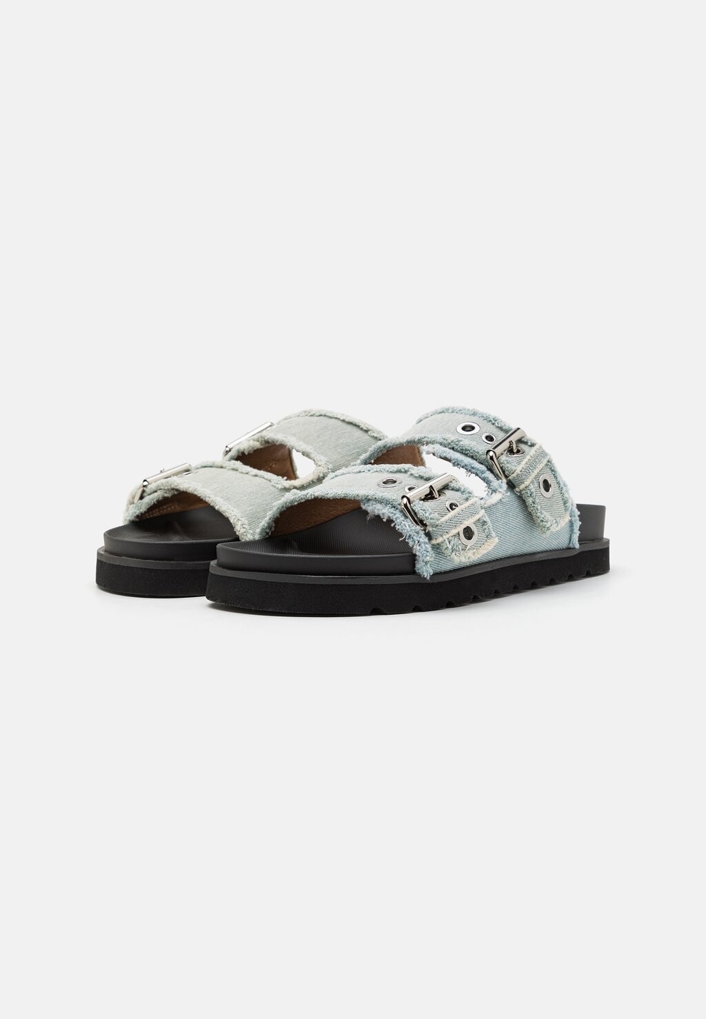 Мюли на плоской подошве, светлый деним ZALE Scotch & Soda, цвет light denim — фото 2