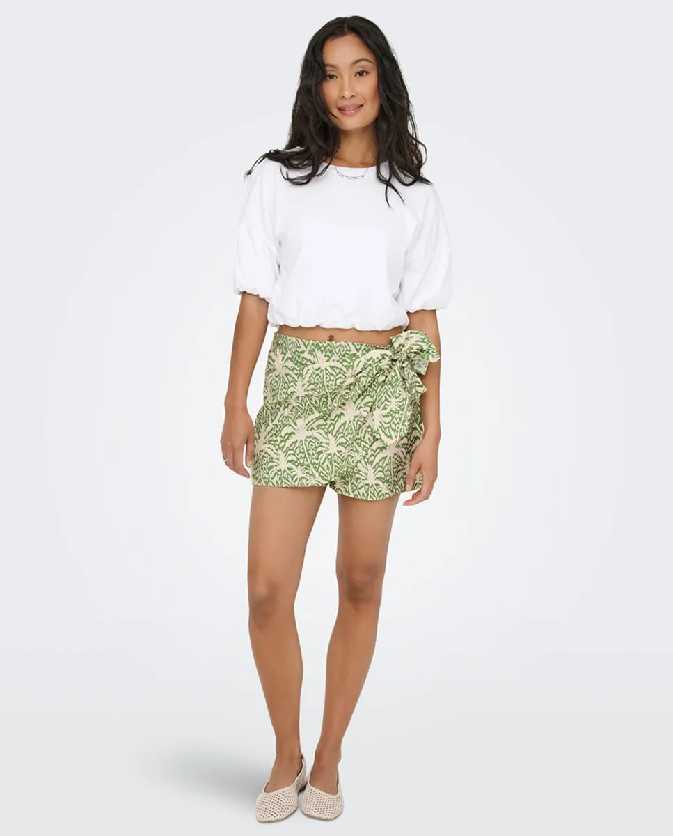 

Юбка-шорты с рисунком jdy, светло-зеленый