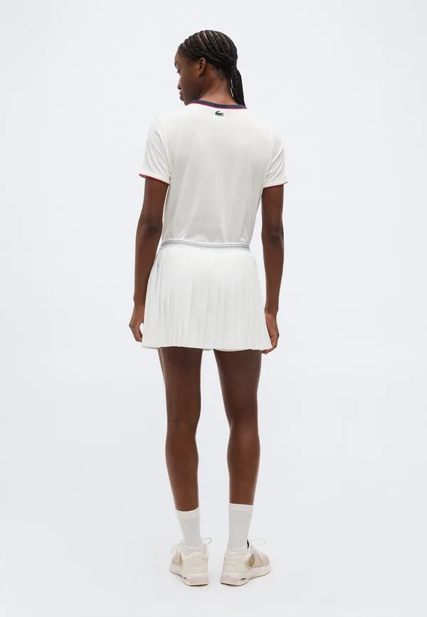 Юбка в стиле ретро, спортивная юбка Lacoste Sport, White/White — фото 3