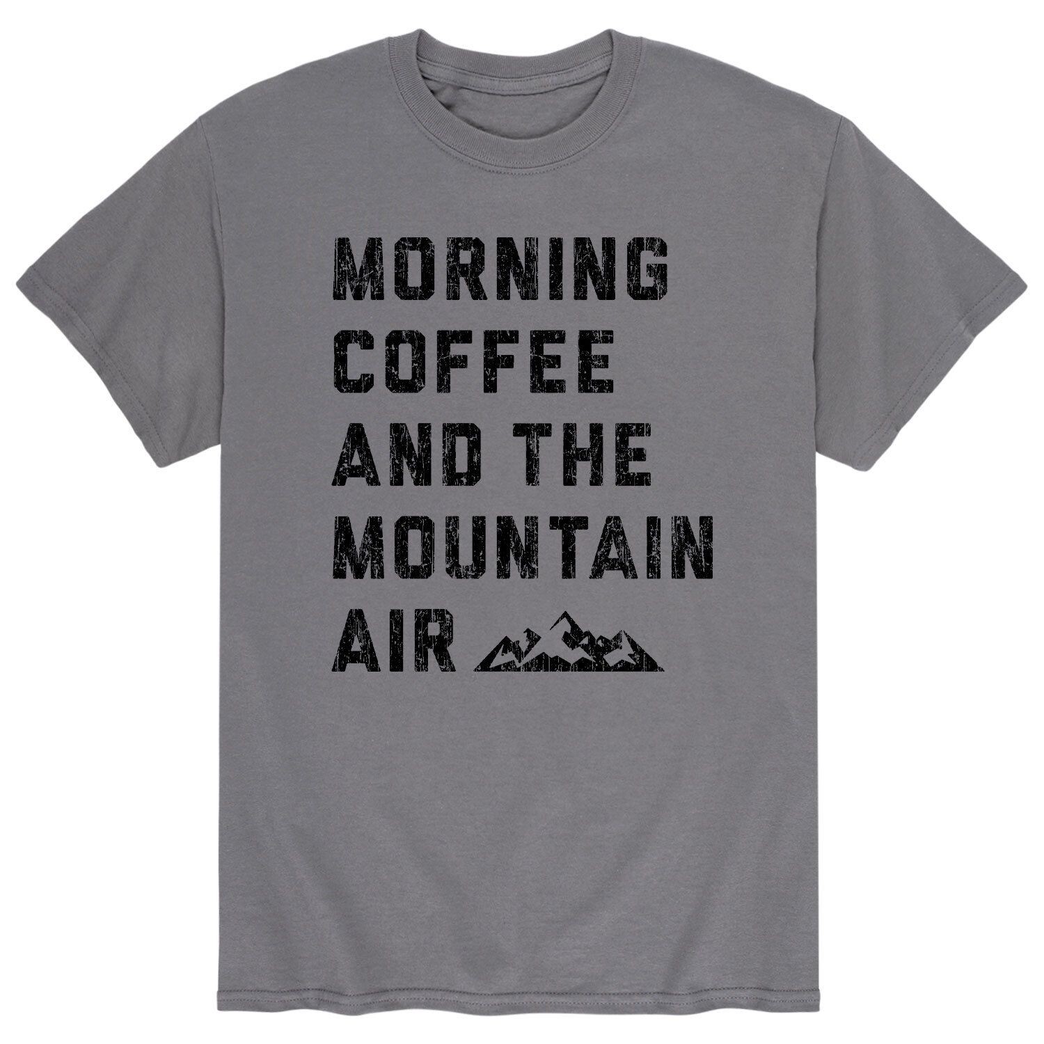 

Мужская футболка Coffee And Mountain Air Licensed Character