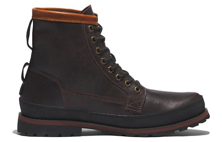 Мужские ботинки Timberland Original с круглым носком, темно-коричневый — фото 2