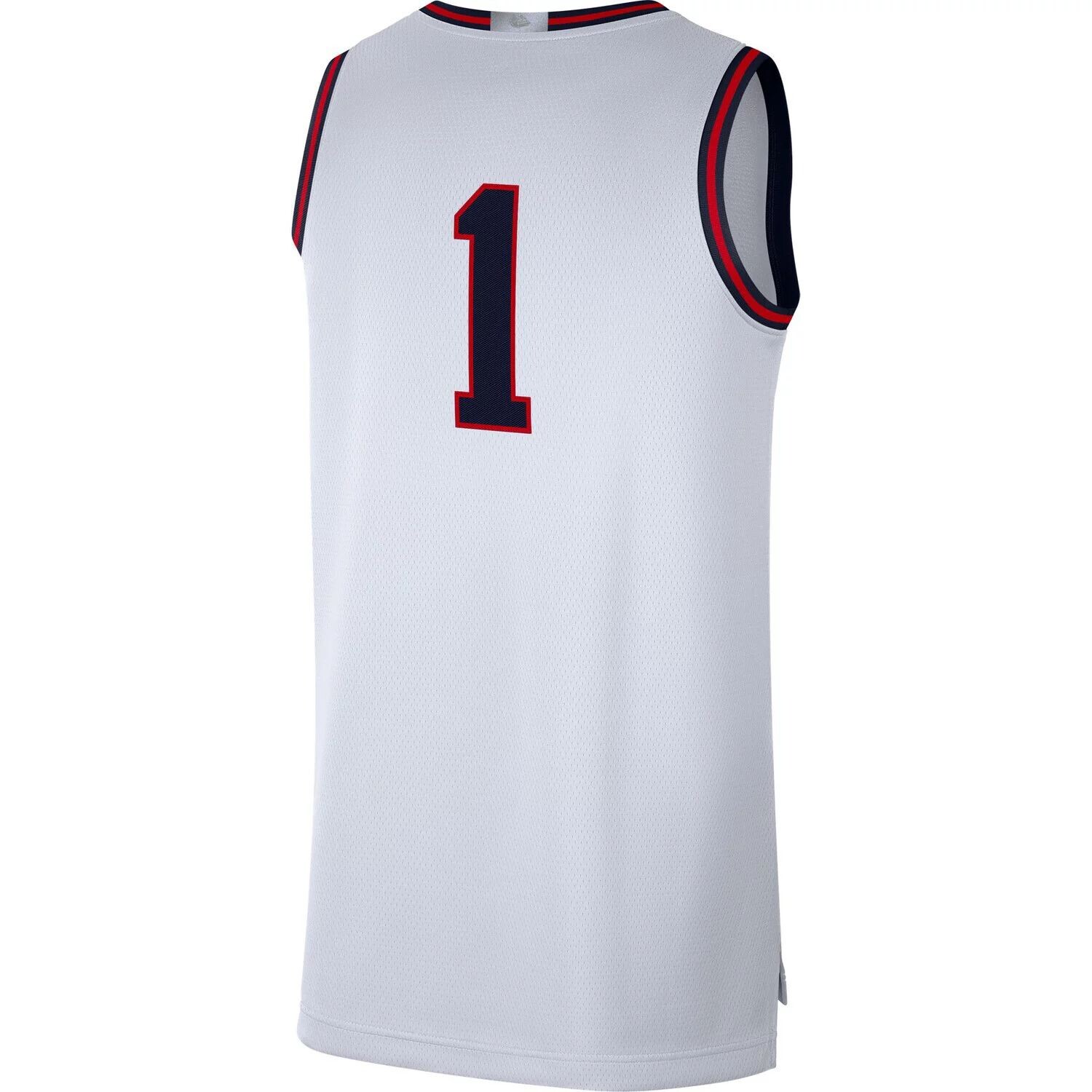 Мужская белая баскетбольная майка # Gonzaga Bulldogs Limited Nike — фото 2