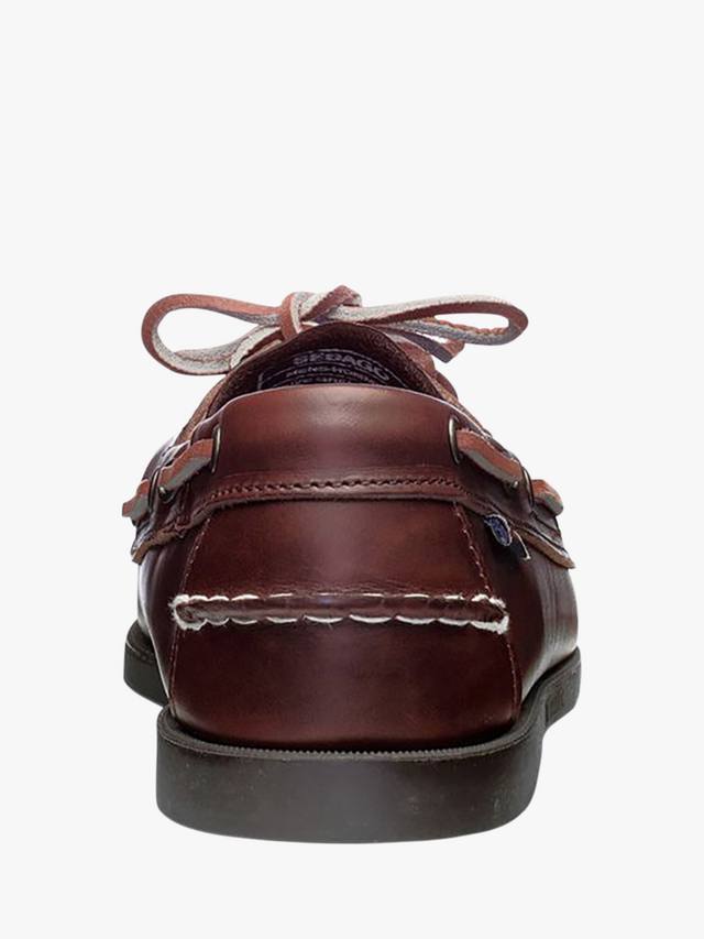 Кожаные лодочные туфли Docksides FGL Sebago, Brown/Brown Gum — фото 4