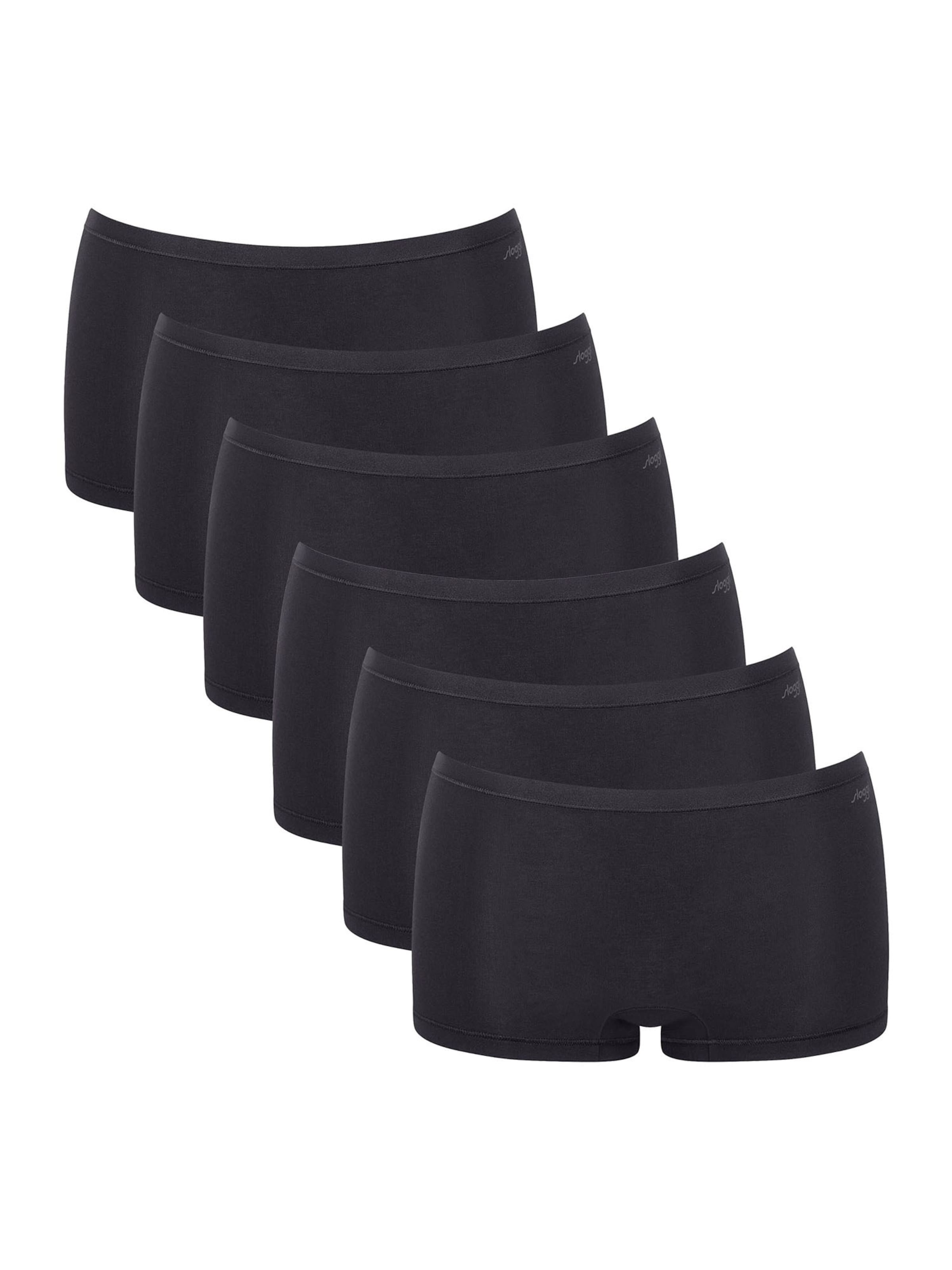 

SLOGGI Трусы Boyshorts 'GO Daily Cotton Short' в черном цвете