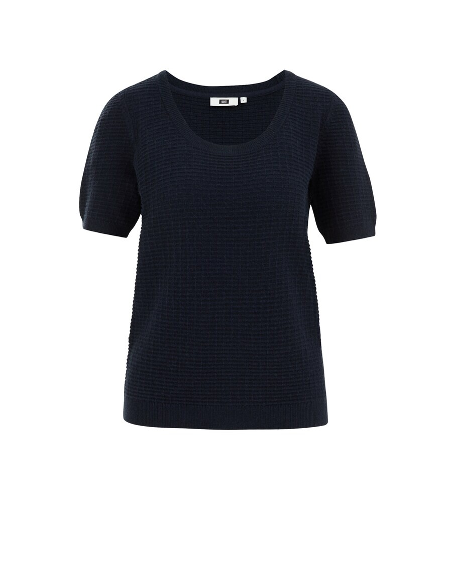 

Тонкий вязаный свитер WE Fashion Sweater, темно-синий