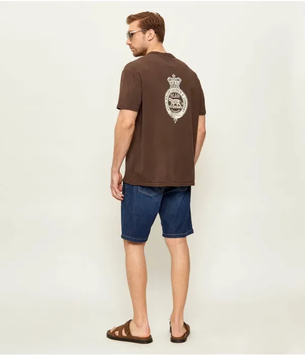 Футболка classic fit Polo Ralph Lauren, коричневый — фото 2