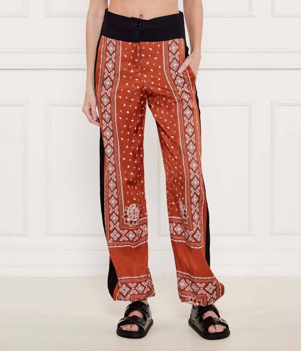 

Штаны в духе Loose fit Pinko, коричневый