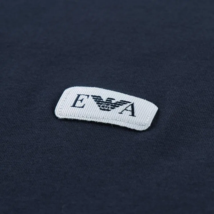 Футболка мужская Navy Blue, круглый вырез, прямой крой EMPORIO ARMANI — фото 4