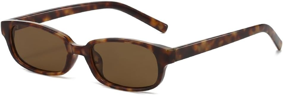 

Солнцезащитные очки UV400 с защитой от УФ-излучения — маленькая оправа, леопардовый принт, стиль «чайный панк», для женщин и мужчин, для бега и занятий спортом на открытом воздухе UYPTK, Leopard Tea