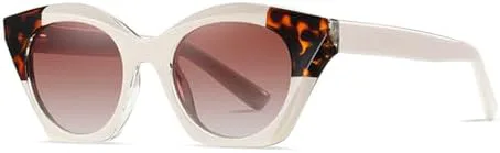 

Женские поляризованные солнцезащитные очки из ацетата 2027 года, солнцезащитные очки для женщин, защита от ультрафиолета UV400 MTZJH, Beige Leopard Brown