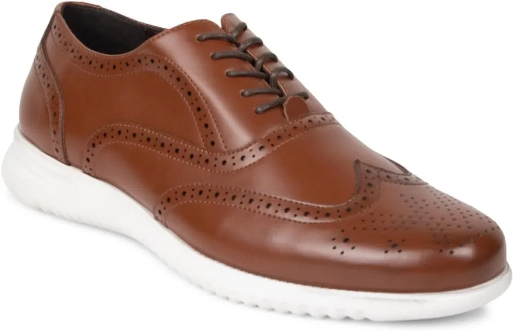 Не указано в списке: Мужские ботинки Kenneth Cole Wing Lace Up Nio Hybrid Lace Up Wings, Cognac — фото 2