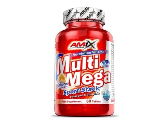 

Amix, Витамины, мультимега стек, 60 таблеток