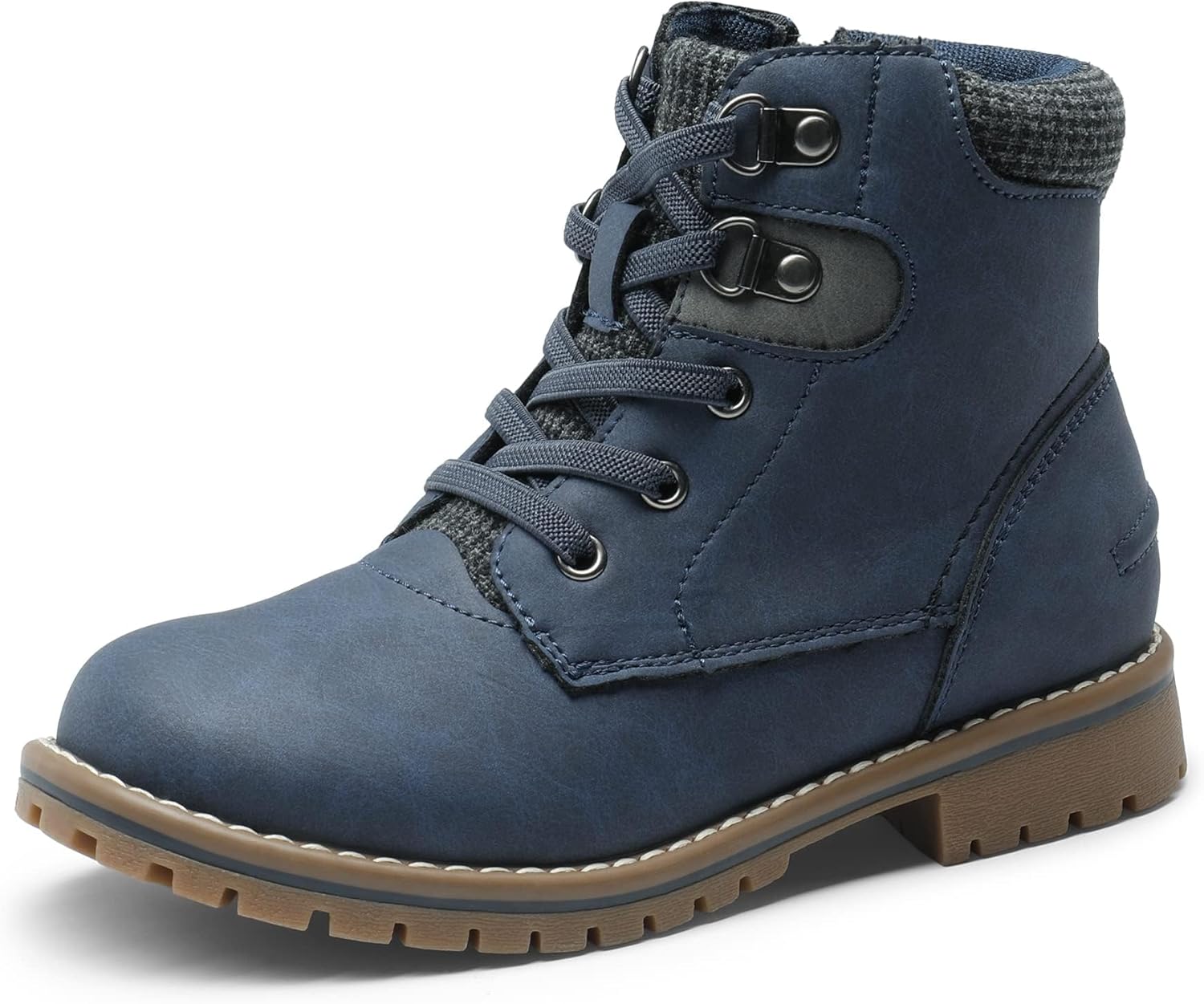 

Мужские водонепроницаемые кожаные ботинки, легкие ботинки до щиколотки, для строительства и охоты Generic, синий