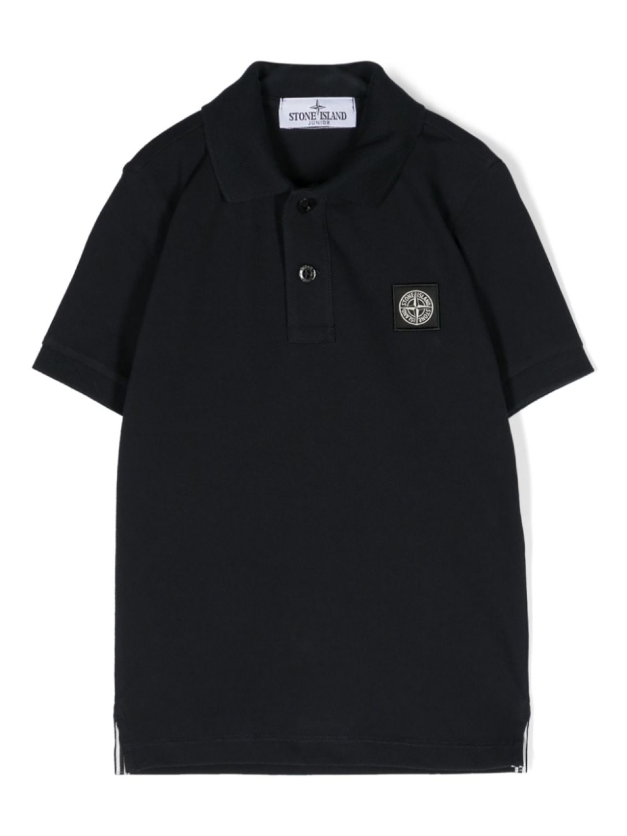 

Stone Island Junior рубашка поло с нашивкой Compass, синий